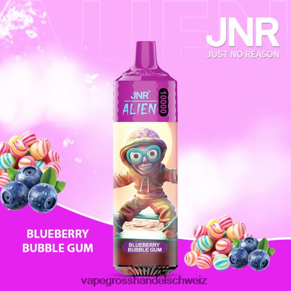 Dampfen Schweiz 666R84636 Blaubeer-Kaugummi JNR ALIEN