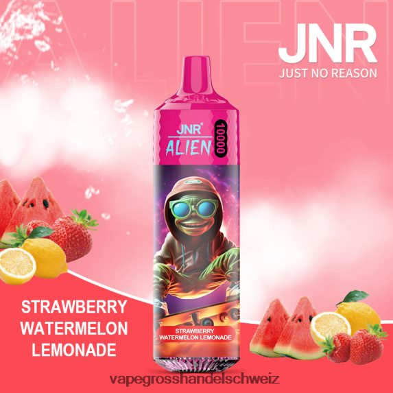 Dampfen Schweiz 666R84666 Erdbeer-Wassermelonen-Limonade JNR ALIEN
