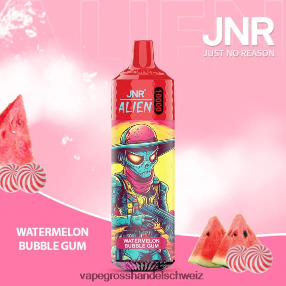 Elektronische Zigarette Flugzeug 666R84669 Wassermelonen-Kaugummi JNR ALIEN