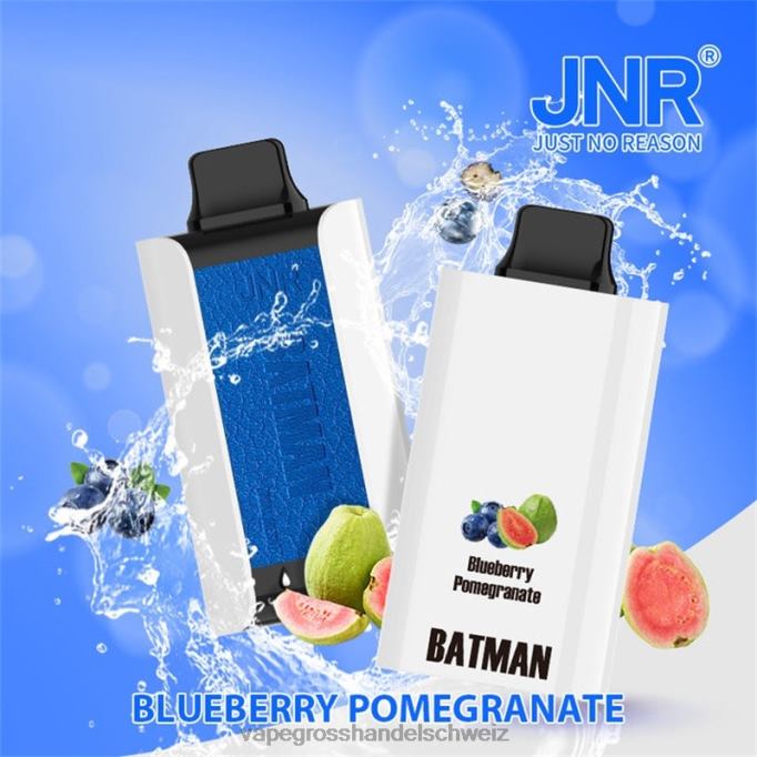 Elektronische Zigarette Ohne Nikotin - JNR BATMAN 11000 Blaubeer-Granatapfel NX6R218