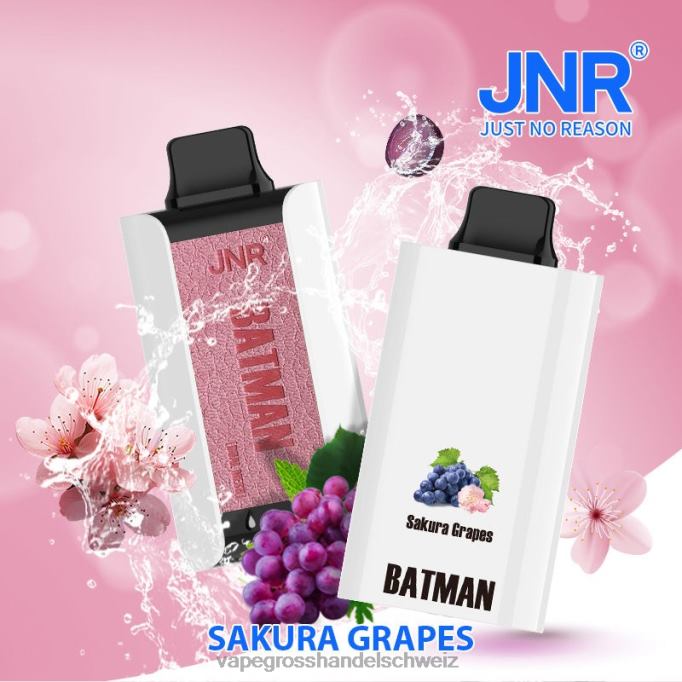 Vape Grosshandel Schweiz - JNR BATMAN 11000 Sakura-Trauben NX6R25
