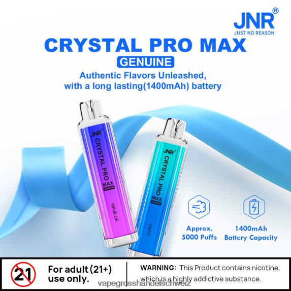 Elektronische Zigarette Kaufen 666R84727 Blaubeer-Himbeere JNR CRYSTAL PRO MAX