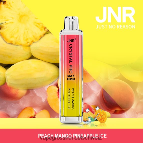 Vape Großhandel Elfbar 666R84744 Pfirsich-Mango-Ananas-Eis JNR CRYSTAL PRO MAX