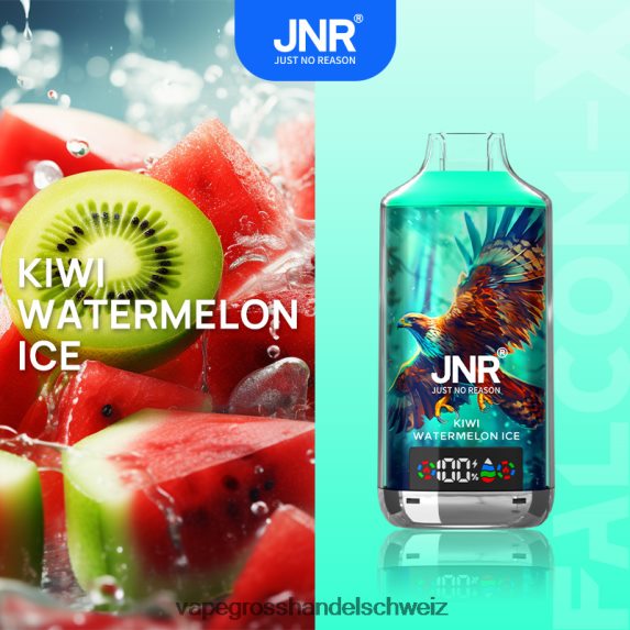 Dampfen Schweiz 666R84546 Kiwi-Wassermelonen-Eis JNR FALCON-X