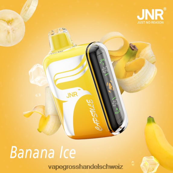 Elektronische Zigarette Ohne Nikotin 666R84598 Bananeneis JNR CAPSULE