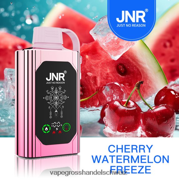 Elektronische Zigarette Flugzeug 666R84619 Kirschwassermelone einfrieren JNR SHISHA BOX