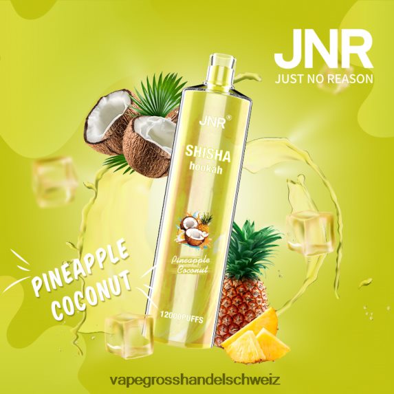 Dampfen Schweiz 666R84686 Ananas-Kokosnuss JNR SHISHA