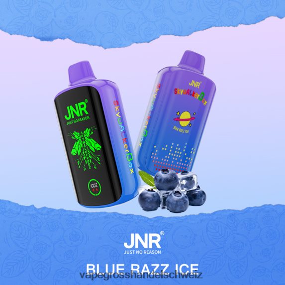 Vape Großhandel Tornado 666R84583 blaues Razz-Eis JNR SKYWALKER BOX