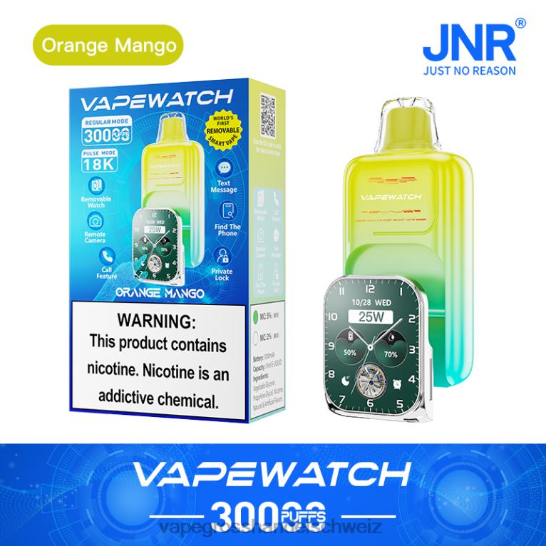 Vape Großhandel Preise - JNR Vape-Uhr Orangen-Mango 8T0NV2