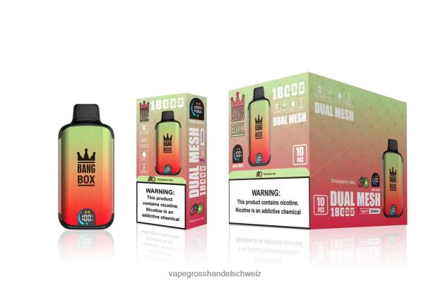 Bang Box 18000 Züge Erdbeer-Kiwi Vape Großhandel Elfbar - 8NZ2892