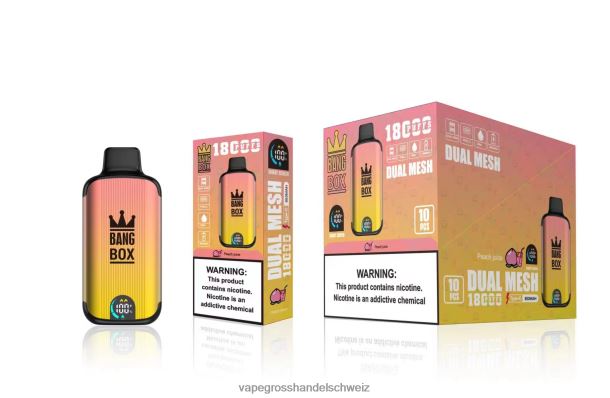 Bang Box 18000 Züge Pfirsichsaft Vape Großhandel Tornado - 8NZ2891