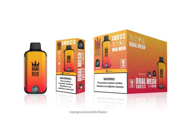 Bang Box 18000 Züge Tigerblut Dampfen Schweiz - 8NZ2894