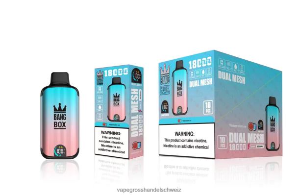 Bang Box 18000 Züge Wassermeloneneis Elektronische Zigarette Ohne Nikotin - 8NZ2896