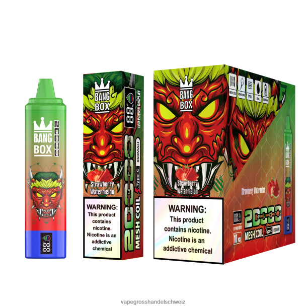 Bang Box 20000 Erdbeerwassermelone Elektronische Zigarette Kaufen - 8NZ2852