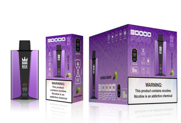 Bang Box 30.000 Züge intelligenter Bildschirm doppelte Traube Elektronische Zigarette Kaufen - 8NZ2885
