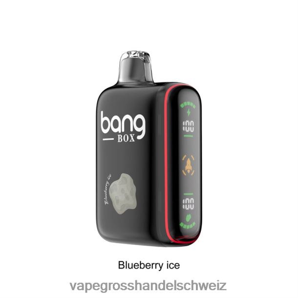 Bang Box 9000–18000 Züge, intelligente Leistungsanzeige Blaubeereis Vape Großhandel Preise - 8NZ2832