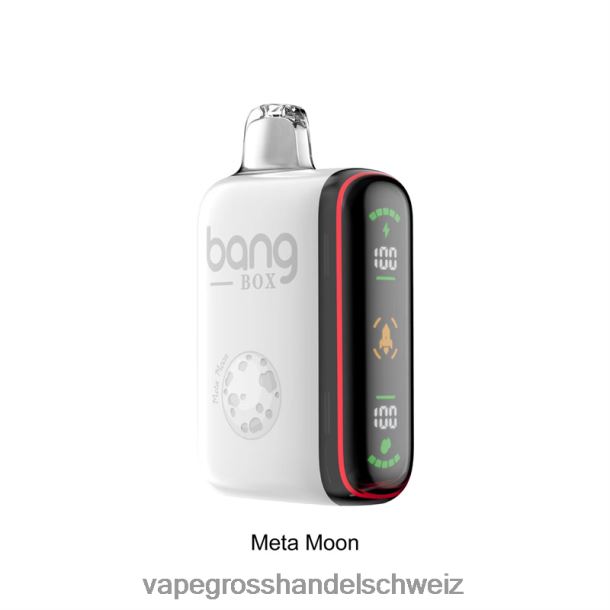Bang Box 9000–18000 Züge, intelligente Leistungsanzeige Meta-Mond Vape Großhandel Tornado - 8NZ2833