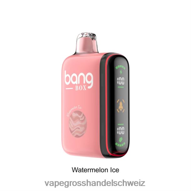 Bang Box 9000–18000 Züge, intelligente Leistungsanzeige Wassermeloneneis Vape Großhandel Elfbar - 8NZ2834