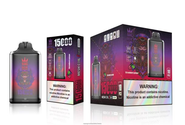 Bang Box s1-15000 Züge Erdbeertraube Vape Großhandel Tornado - 8NZ28111