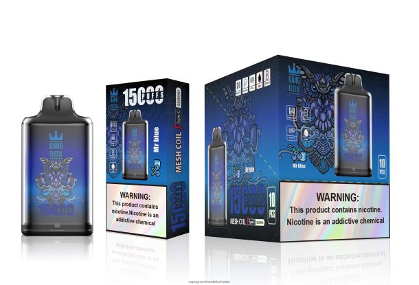 Bang Box s1-15000 Züge Herr Blau Vape Großhandel - 8NZ28109