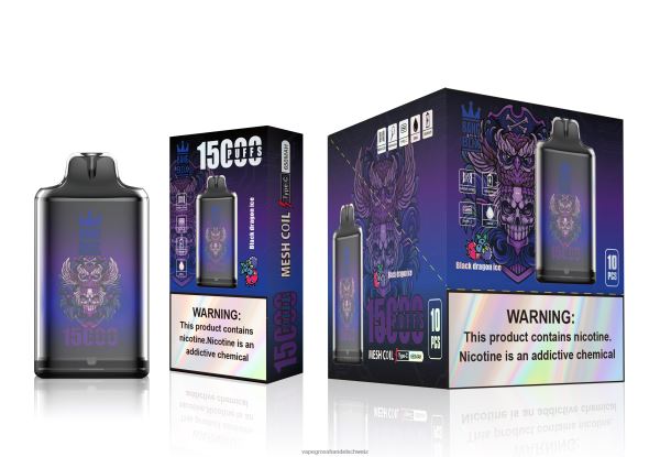 Bang Box s1-15000 Züge schwarzes Dracheneis Vape Großhandel Preise - 8NZ28110