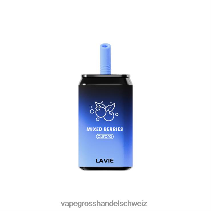 Elektronische Zigarette Flugzeug - LAVIE Aurora 11000 Züge gemischte Beeren F428L149