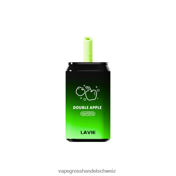 Vape Großhandel Preise - LAVIE Aurora 11000 Züge Doppelapfel F428L142