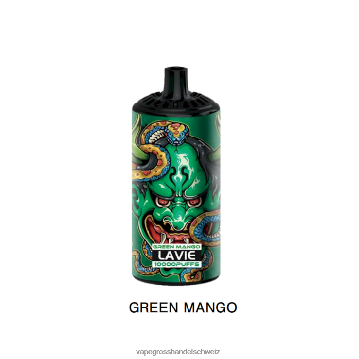 Vape Grosshandel Schweiz - LAVIE BEAST 10000 Züge grüne Mango F428L365