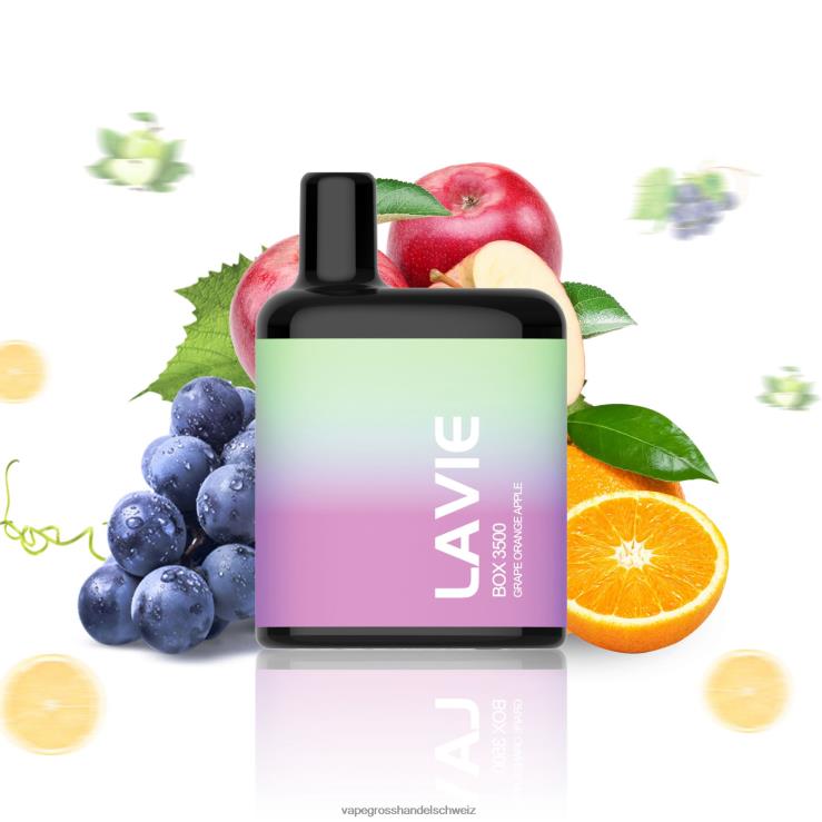 Vape Großhandel Preise - LAVIE BOX 3500 Züge Traubenorangenapfel F428L212