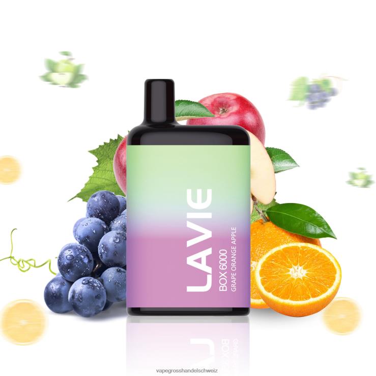 Vape Großhandel Preise - LAVIE BOX 6000 Züge Traubenorangenapfel F428L202