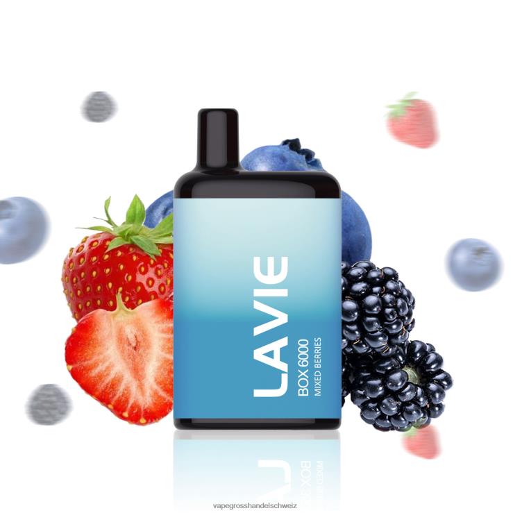 Vape Großhandel Tornado - LAVIE BOX 6000 Züge gemischte Beeren F428L203