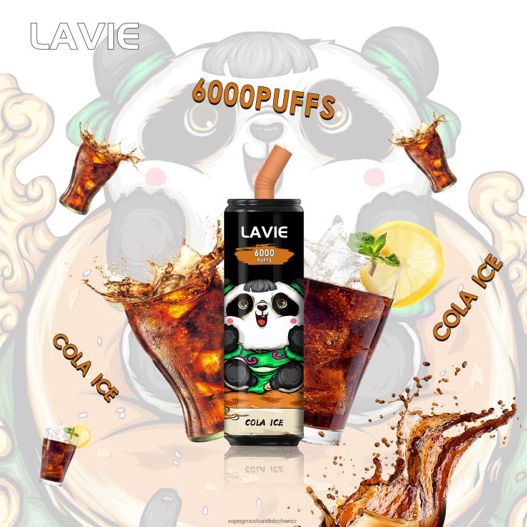 Dampfen Schweiz - LAVIE Coke BAR 6000 Züge Cola-Eis F428L276