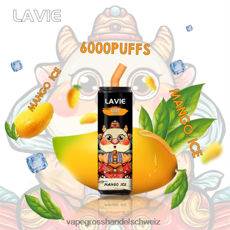 Elektronische Zigarette Iqos - LAVIE Coke BAR 6000 Züge Mango-Eis F428L270