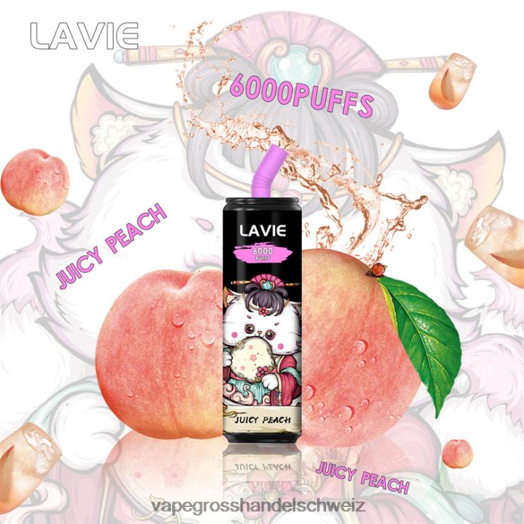 Vape Großhandel - LAVIE Coke BAR 6000 Züge saftiger Pfirsich F428L271