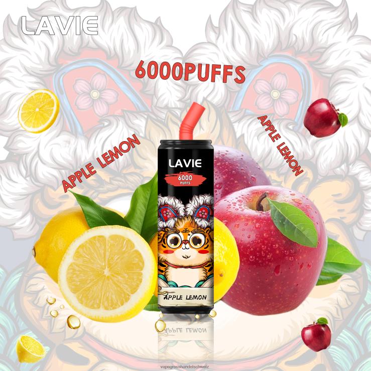 Vape Grosshandel Schweiz - LAVIE Coke BAR 6000 Züge Apfel-Zitrone F428L275