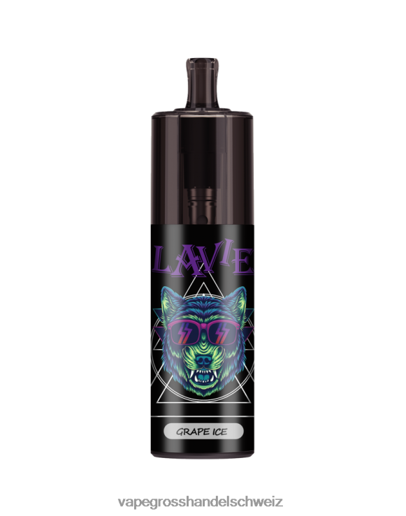 Vape Großhandel - LAVIE COLOUR BAR 10.000 Züge Luftstromkontrolle Traubeneis F428L331
