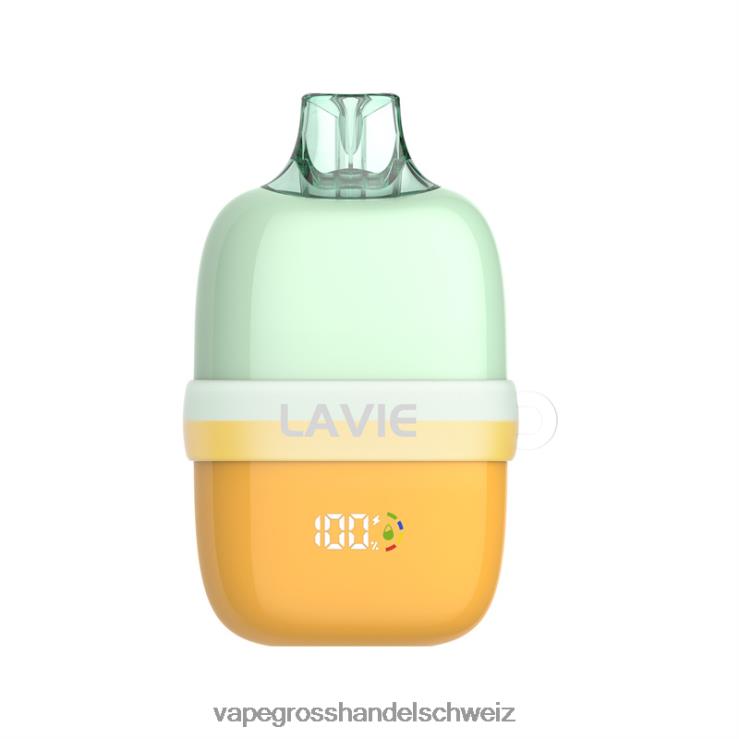Elektronische Zigarette Iqos - LAVIE INSIDER 12000 Züge orangefarbenes Eis F428L90
