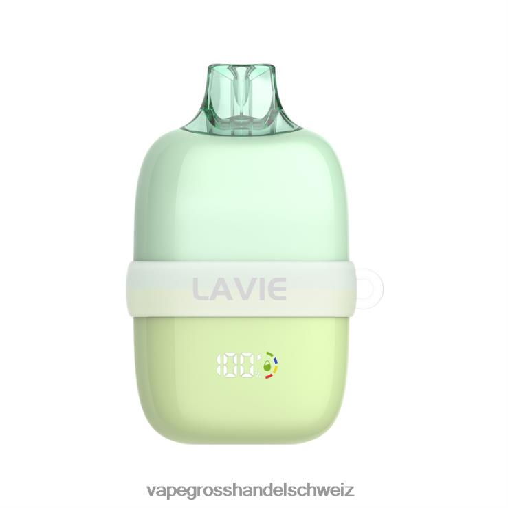 Vape Großhandel Preise - LAVIE INSIDER 12000 Züge grünes Apfeleis F428L92
