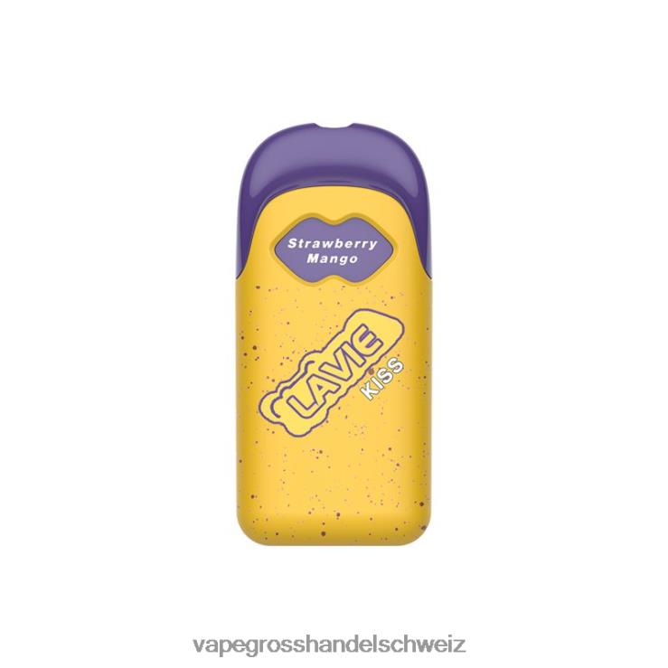 Vape Großhandel Tornado - LAVIE KISS 8000 Züge Erdbeer-Mango F428L113