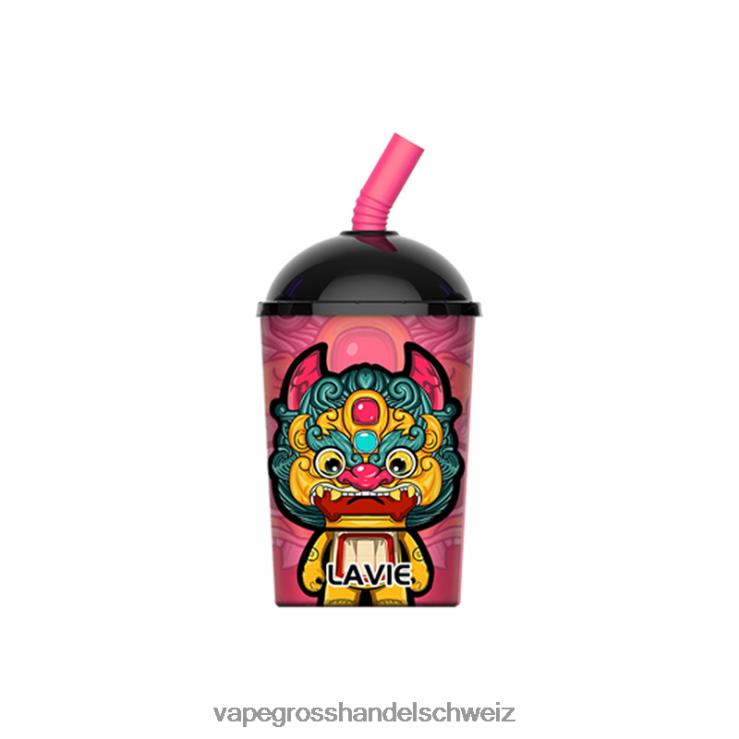 Dampfen Schweiz - LAVIE Max Cup 8000 Züge Mango-Erdbeer-Eis F428L266