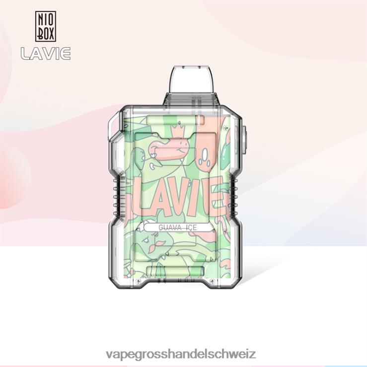 Vape Großhandel Elfbar - LAVIE NIO BOX 9000 Züge Guaveneis F428L194