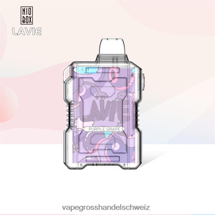 Vape Großhandel Preise - LAVIE NIO BOX 9000 Züge lila Traube F428L192