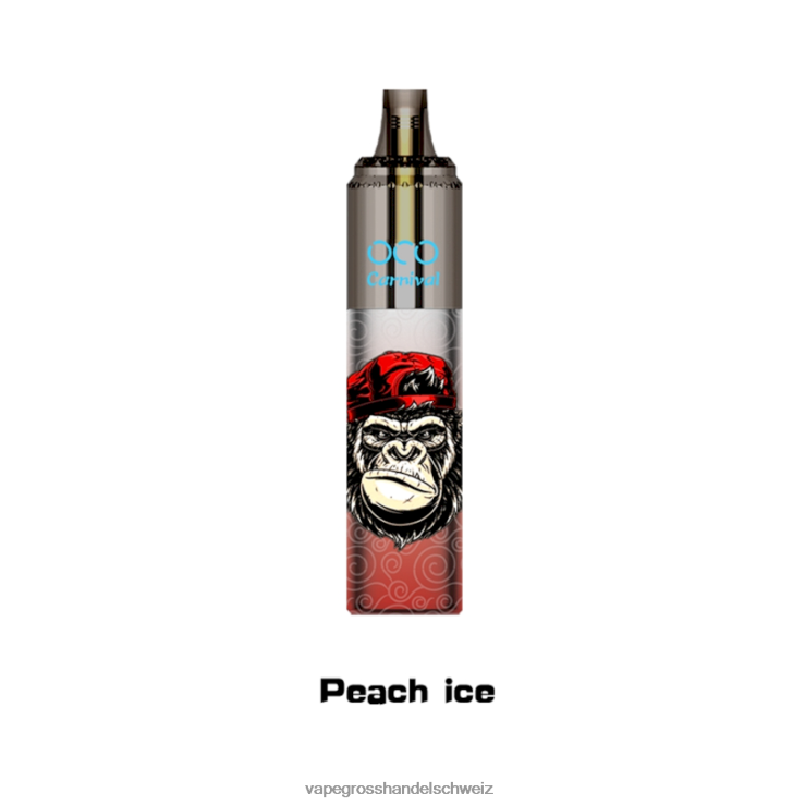 Vape Grosshandel Schweiz - LAVIE OCO Karneval 10000 Züge Pfirsicheis F428L355