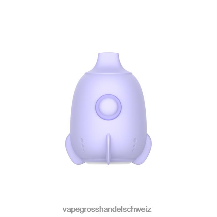 Vape Großhandel Tornado - LAVIE Space Capsule 9000 Züge lila Traube F428L223