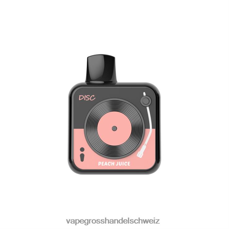Vape Großhandel Tornado - LAVIE DISC 10000 Züge Pfirsichsaft F428L163