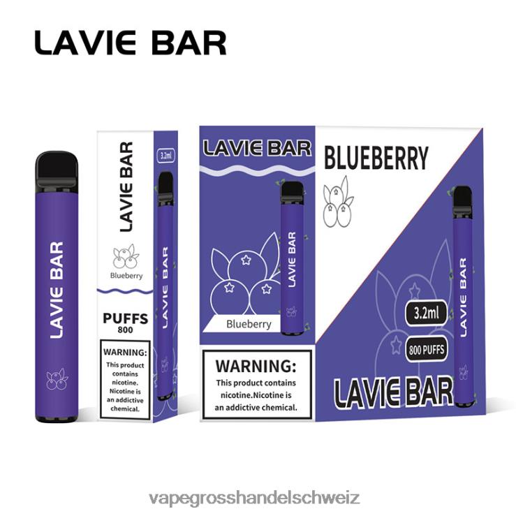 Elektronische Zigarette Iqos - LAVIE BAR 800 Züge Blaubeereis F428L310