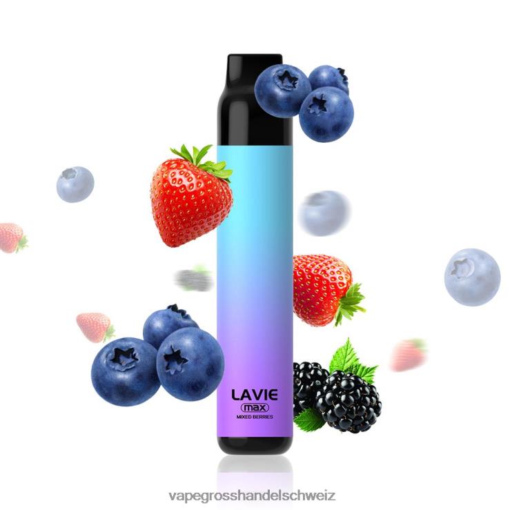 Vape Großhandel - LAVIE BAR 5000 Züge – max gemischte Beeren F428L281