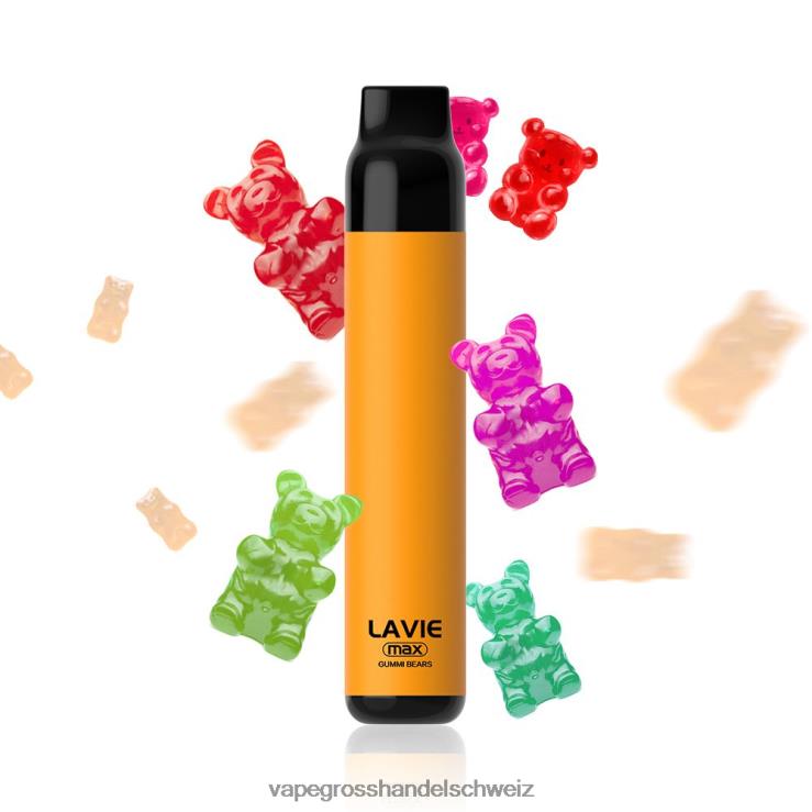 Vape Großhandel Preise - LAVIE BAR 5000 Züge – max Gummibärchen F428L282