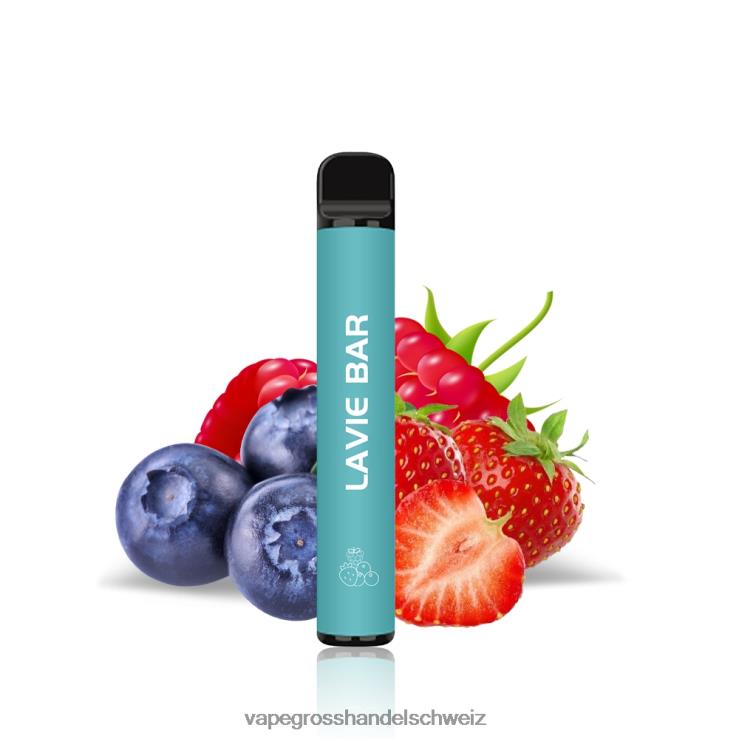 Vape Großhandel Tornado - LAVIE BAR 2% Version 800 Züge Beere mischen F428L323