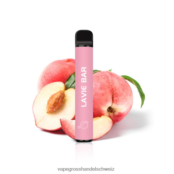 Vape Grosshandel Schweiz - LAVIE BAR 2% Version 800 Züge Pfirsicheis F428L325
